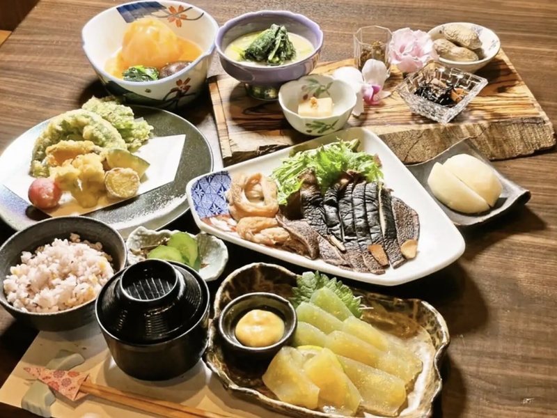 ベジタリアンコースのお料理（イメージ）